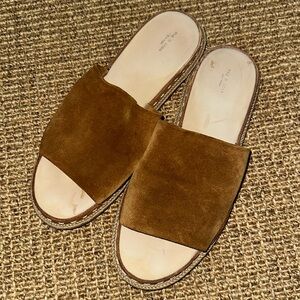 Rag & Bone suede slides